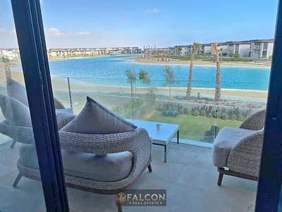 ready to move panoramic lagoon view finished chalet with roof for sale in cali coast ras elhekma near mountain view and lavista and koun and ceaser