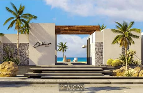 Two-room chalet SEA VIEW for sale, hotel finishing, in the heart of Sidi Abdel Rahman, North Coast, next to La Vista Bay village, in installments over
