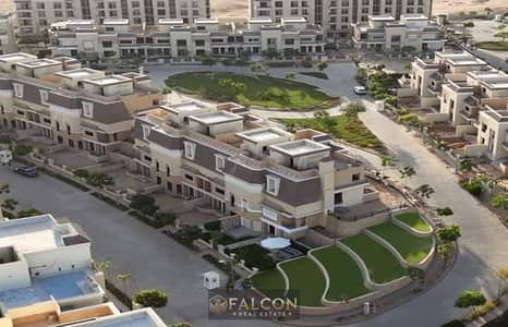 With a 50% discount, next to Madinaty, the last corner villa with a distinctive view, ready for immediate occupancy in Sarai Compound - New Cairo