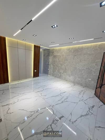Ultra Super Luxe finished apartment (sea front) with a down payment of 630,000, landscape view in the heart of Shorouk City, in front of Madinaty Gate