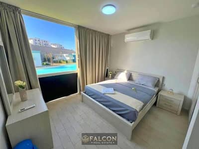 شاليه 185م lagoon view للبيع فى مارينا8 الشركه السعوديه-Marina 8 امام بورتو مارينا وبوابه اليخوت بجوار ابراج العلمين ومزارين mazarine العلمين الجديده