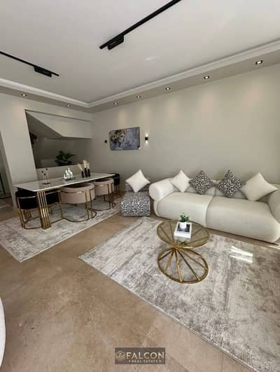 open view finished apartment for sale in aljar next to city center almaza and cairo airport and stoda and isola and taj city and taj sultan and rock