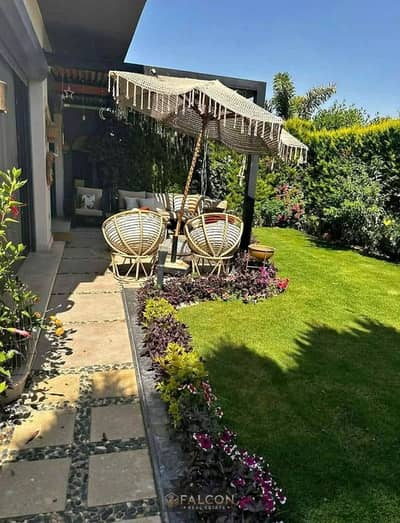 Ground-floor apartment with a garden (3 bedrooms, 3 bathrooms) and ultra-super-lux finishing for sale in New Heliopolis—adjacent to the Sodic East com