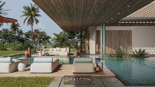 panoramic sea view villa town house corner finished for sale in zoya ghazala bay near hacienda bay and marassi and marseilia and amwaj and water way