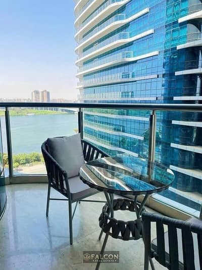 The last hotel hall + high end finishing with air conditioners for sale in Hilton Maadi, Nile view from a balcony, in installments due to a p The last hotel hall + high end finishing with air conditioners for sale in Hilton Maadi, Nile view from a balcony, in installments due to a p