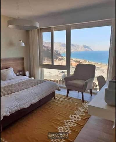 Chalet with direct lagoon view, 65m², for sale in Il Monte Galala, in the heart of Galala City, Ain Sokhna. Super Lux finishing. Developed by Tatweer Chalet with direct lagoon view, 65m², for sale in Il Monte Galala, in the heart of Galala City, Ain Sokhna. Super Lux finishing. Developed by Tatweer
