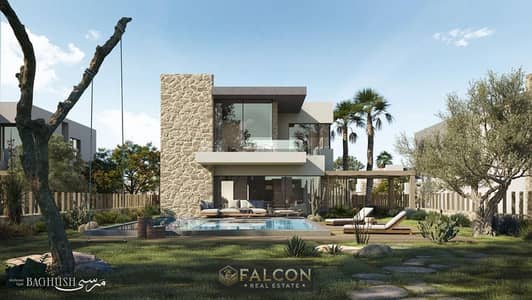 شاليه غرفتين فى مرسي باغوش سيدي حنيشfirst row lagoon بجوار سيلفر ساندس والماظه باي فرصه استثماريه واعلى عائد استثماري تشطيب Marsa Baghush VIP
