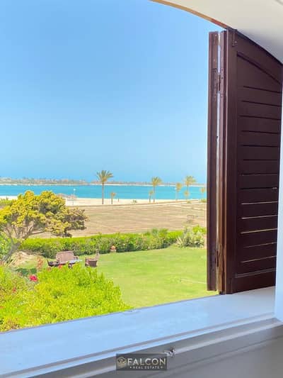 Take immediate possession of a 2-bedroom chalet (high-end finishing) directly on the sea, with a 12-year installment plan.
