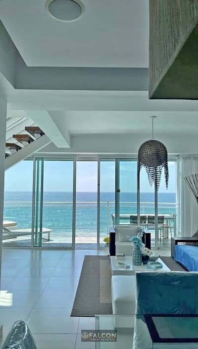 Fully finished chalet for sale in Mazarine, North Coast—move-in ready, featuring a dual view (sea and towers).