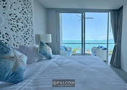Fully finished chalet for sale in Mazarine, North Coast—move-in ready, featuring a dual view (sea and towers).