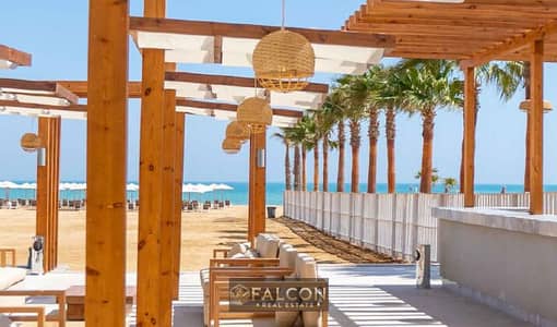 Chalet for sale, nearest installment (finishing from international brands + kitchen + air conditioners) in Azha Sokhna
