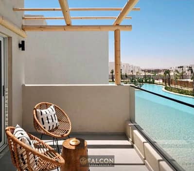 The cheapest villa for sale (4 rooms) finished with air conditioning, Fawry, in Ramla, with a sea view, near Almaza Bay