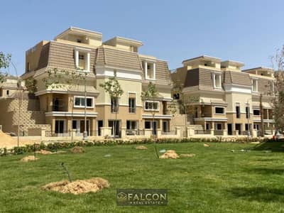 Villa for sale, a great deal in the Sarai project, right next to Madinaty, at the price of an apartment.