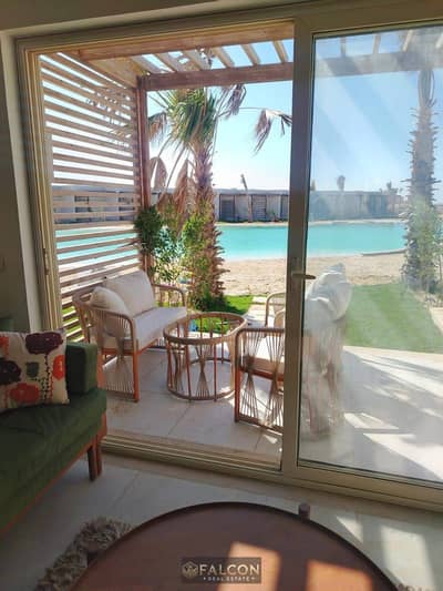 Fully finished studio with a garden lagoon view, ready to move, available via installment plan at Gaia Village.