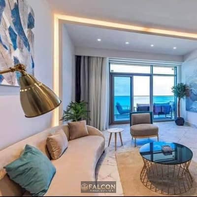 142m² fully finished apartment with sea view (ready for immediate occupancy) for sale in Mazarine Compound, New Alamein - North Coast, next to Rixos