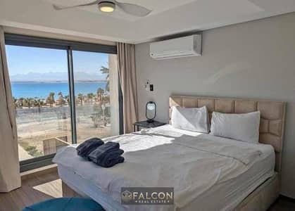 Sea-view chalet with ACs included at Zoya Ghazala Bay, North Coast—priced 20% below market value.
