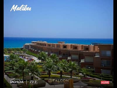 Chalet for sale, fully finished (immediate receipt) on the sea in Ain Sokhna