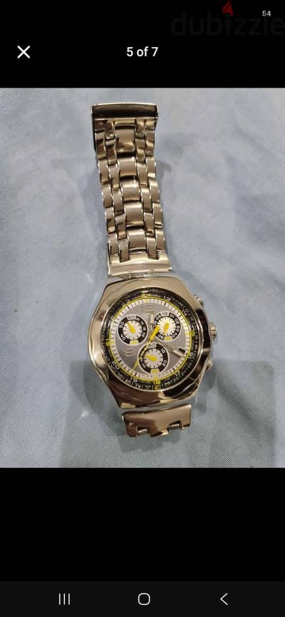 swatch Swiss original size 48 USA water resistant stainless