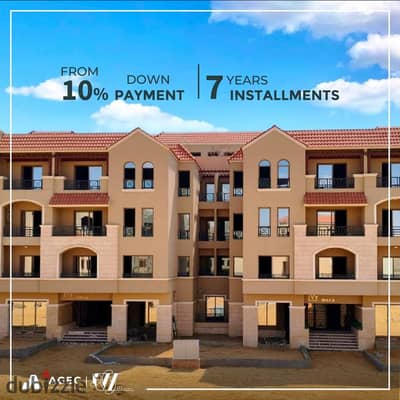 Penthouse for sale with immediate delivery in Maadi View El Shorouk compound, located directly on the Suez Road next to Hassan Allam and La Vista; pay