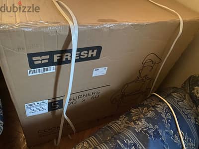 Fresh Plaza Gas Cooker 90cm 5 Burners – Brand New