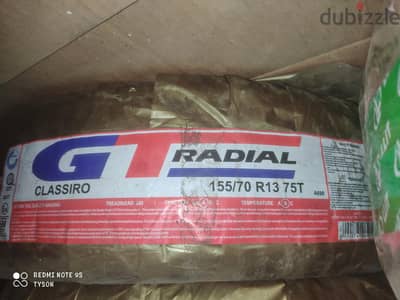 كاوتش gt 155/70 13r 75t