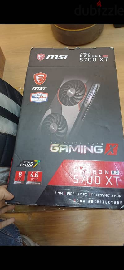 للبيع كرت rx5700xt