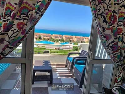 شالية للبيع sea view متشطب high end في تلال الساحل telal north coast في الساحل الشمالي