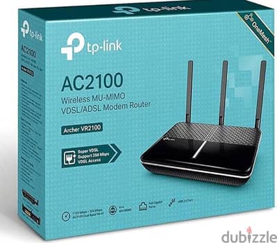 TP-Link  Archer VR2100 جديد متبرشم