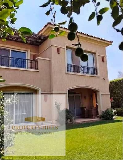 Corner Villa for sale in the assembly, you will receive it fully finished and with air conditioners next to AUC directly