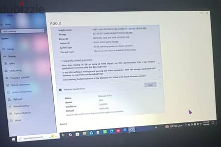 لابتوب اتش بي HP ZBook i7 / 16GB RAM / 512 SSD / AMD 2GB