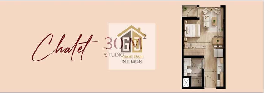 Hotel-style chalet with a 5-year payment plan on the North Coast.