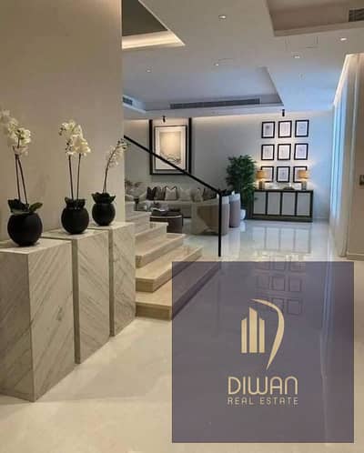 townhouse villa for sale , "completely finished" | in a compound with full services and facilities | Scenes | New Cairo | Tatweer