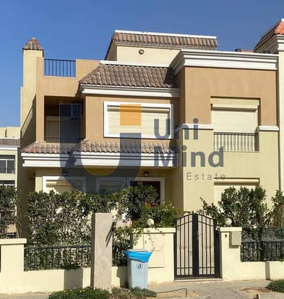 Villa corner 4Bedroom For Sale Direct on Landscape Near To Madinaty in Sarai Compoun In New Cairo