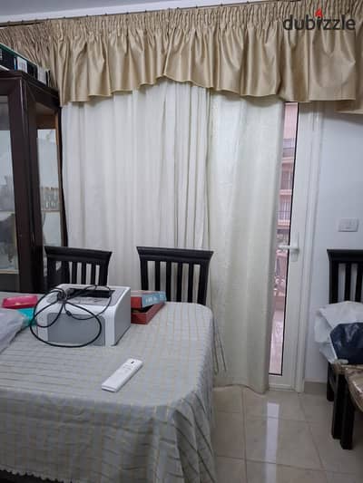 Furnished apartment for rent 99 sqm typical floor near Shaheed Tayyar Mosque Eastern Market and Gate 21 in New Phase 7 Al Rehab 2