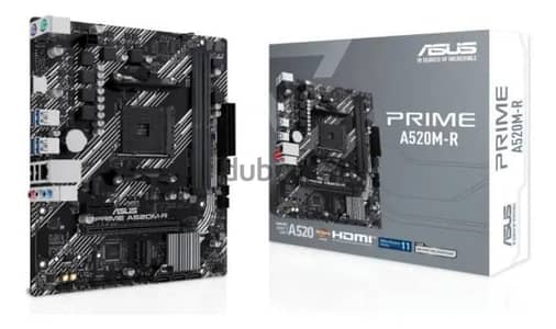 Asus A520M-R جديده اوبن بوكس فقط لم تستعمل