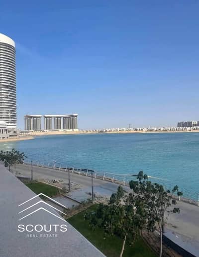 VIP chalet with garden for sale, first row on the lagoon, ultra-super-lux finished, in Mazarine, El Alamein, North Coast, near Marina 8