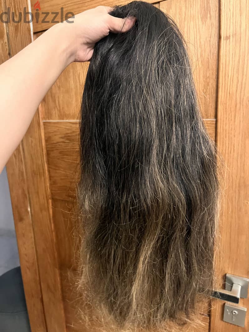 As a new wig 1