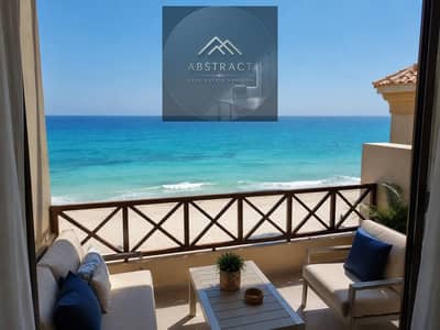 شالية Sea View متشطب بالكامل  Fully Finished بالتقسيط علي 10 سنين في اميز لوكيشن في راس الحكمة الساحل الشمالي بالقرب من لافيستا و ذا وتر واي