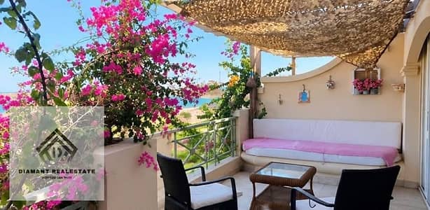 Villa Ready for viewing in Marseilia Beach 5 with Panoramic view directly on Sea, next to Hacienda West and Fouka Bay, with installments Over 10Years.