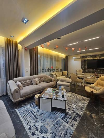 For_Sale in Madinaty (Al Rehab area): Townhouse villa with premium custom finishes. Highly sought-after Model A. Corner villa. Steps away from Al-Hadi
