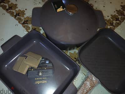طقم حلل جرانيت نيوكلاين 10 قطع