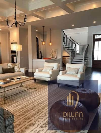 twinhouse villa for sale , "completely finished" | in a compound with full services and facilities | Scenes | New Cairo | Tatweer