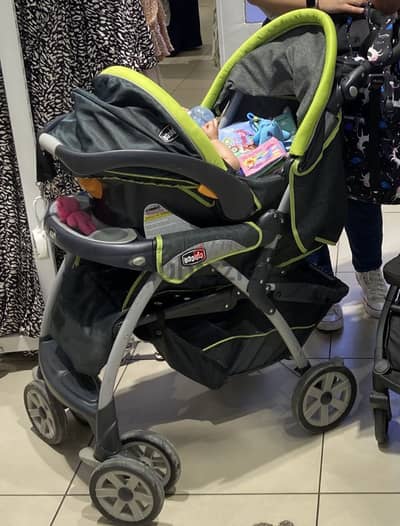 Chicco Cortina Travel system- keyFit 30 infant Car seat and stroller