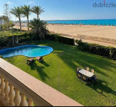 فيلا للإيجار في الساحل الشمالى North Coast -مارينا5 العلمين اول صف بحر
