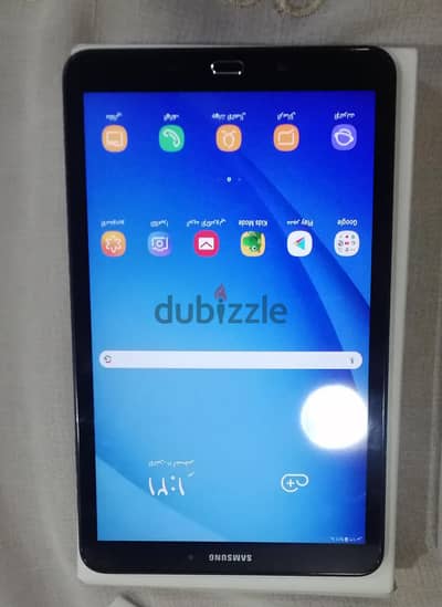 تابلت samsung a6 كسر زير  معاه جميع مشتملاته مفيهوش خربوش