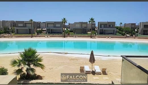 With 26% Discount Own a Fully Finished Standalone VIlla 1st Row On The Lagoon & in The Closest island To the  Sea in Azha Sokhna