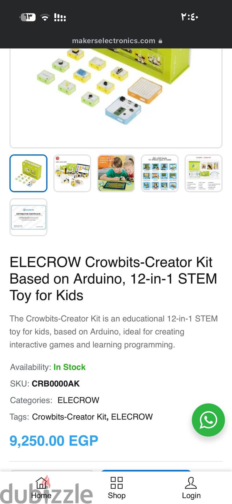 ELECROW Crowbits kit 4