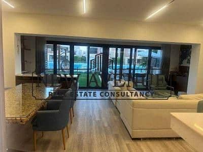 Ready to move Standalone Villa for Sale Super Lux Finishing in Marassi Blanca North Coast  Prime Location 1st Row Lagoon - Bahary