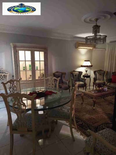 Furnished apartment for rent on the Corniche of Maadi, Tora, Al-Ikhaa Towers with a view of the Nile from the side