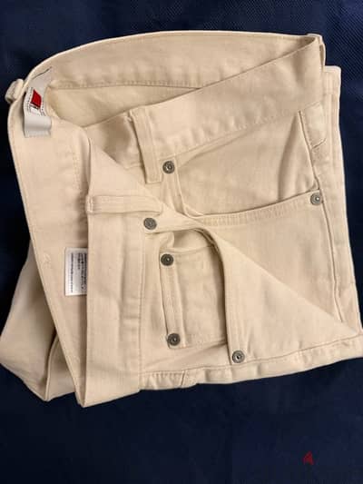 jeans Tommy Hilfiger Ivory Color بنطلون جينز تومي